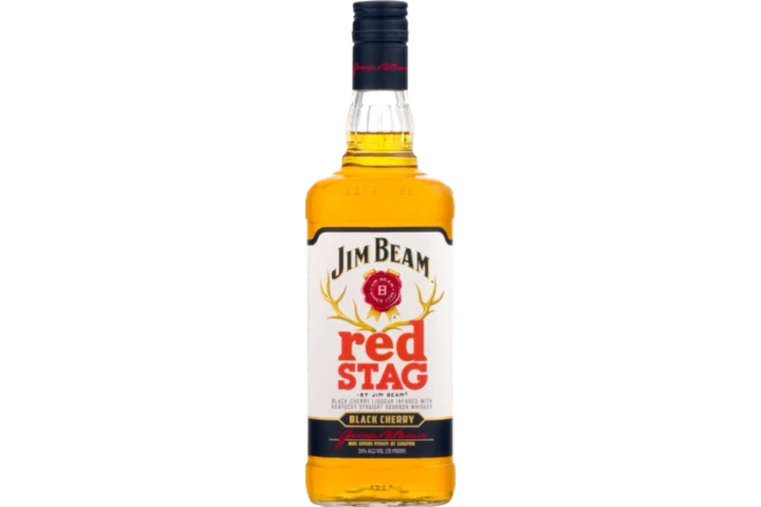 Jim Beam Red Stag Black Cherry Bourbon Whiskey 1.75L Bottle