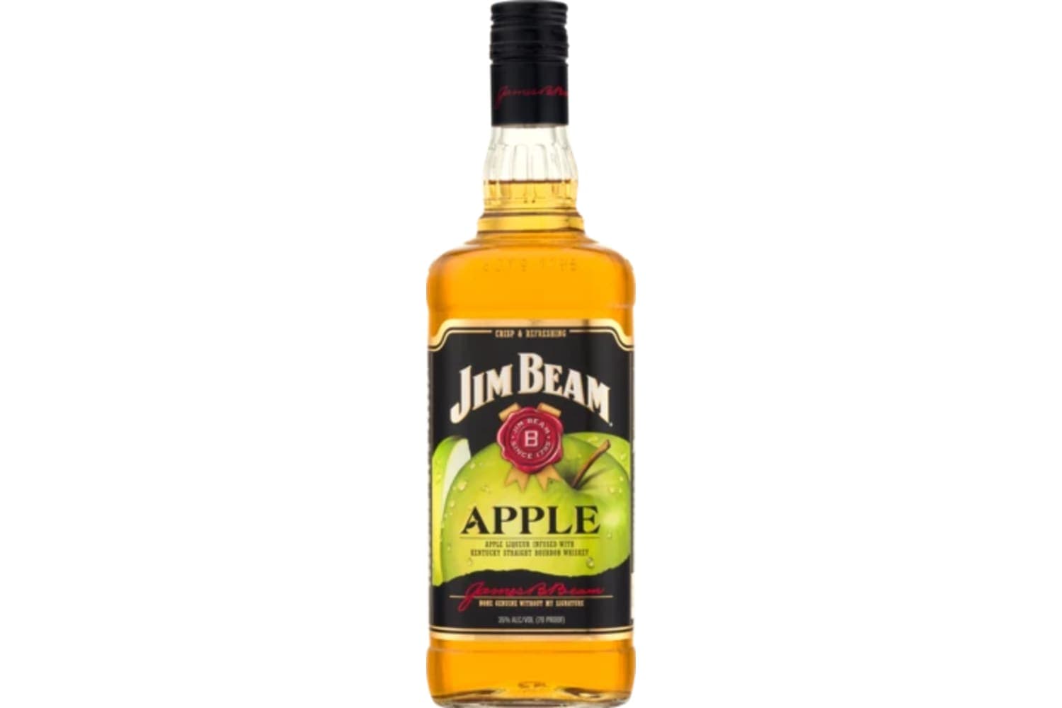 Jim Beam Apple Bourbon Whiskey Proof 70 1L Bottle