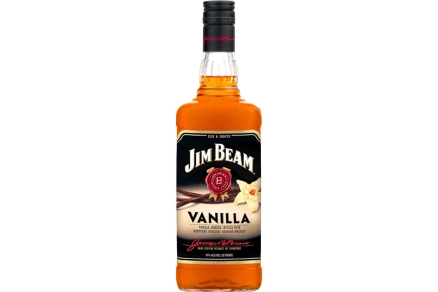 Jim Beam Vanilla Bourbon Whiskey 70 Proof 1.75L Bottle