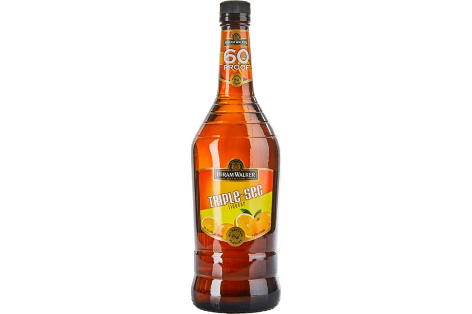 Hiram Walker Triple Sec 60 Proof 750mL Bottle