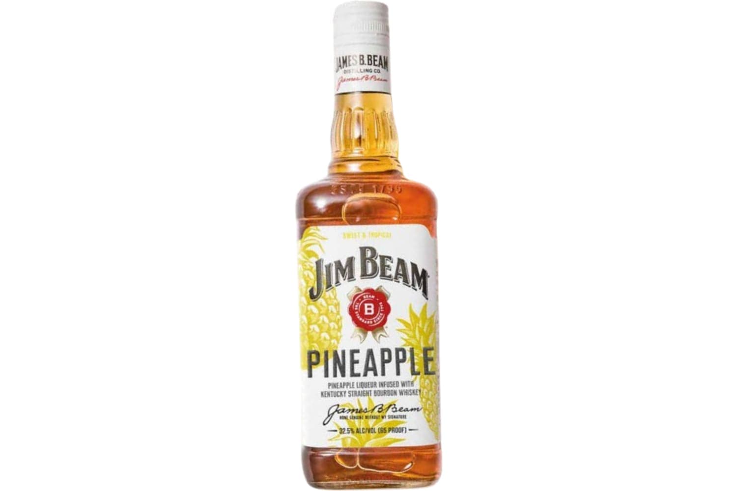 Jim Beam Pineapple Liqueur Infused With Kentucky Bourbon 750mL Bottle