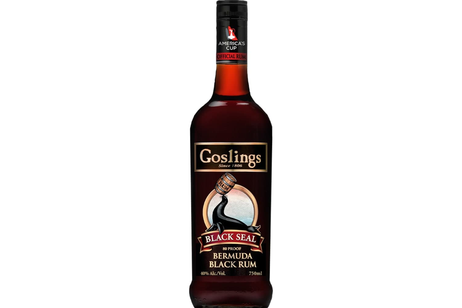 Goslings Black Seal Rum 750mL Bottle