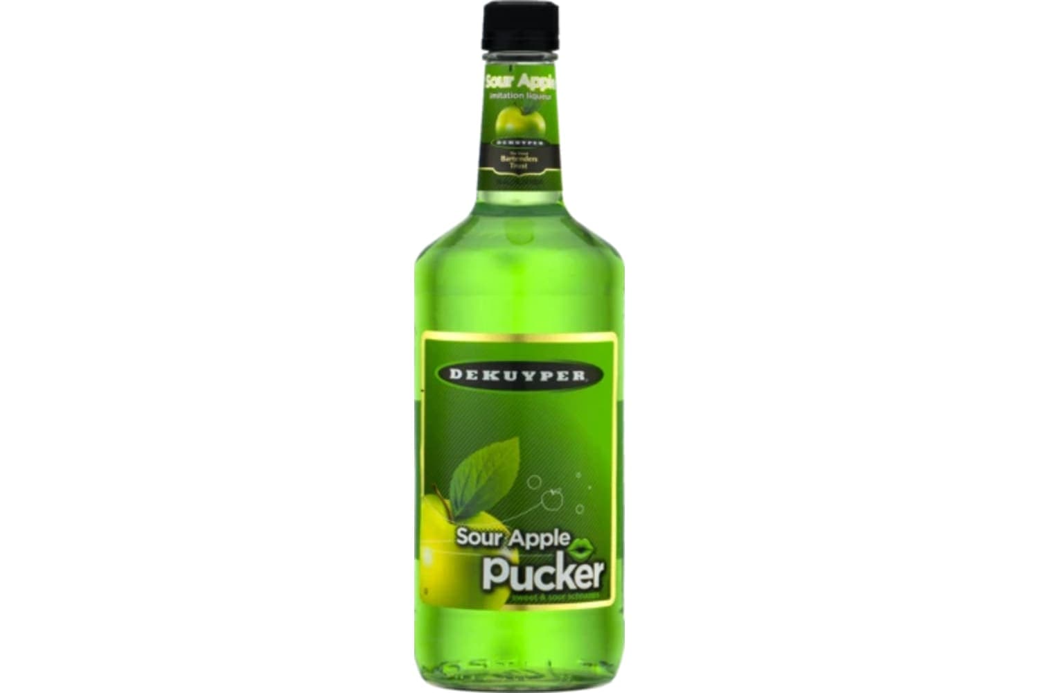 DeKuyper Pucker Sour Apple Schnapps 200mL Bottle