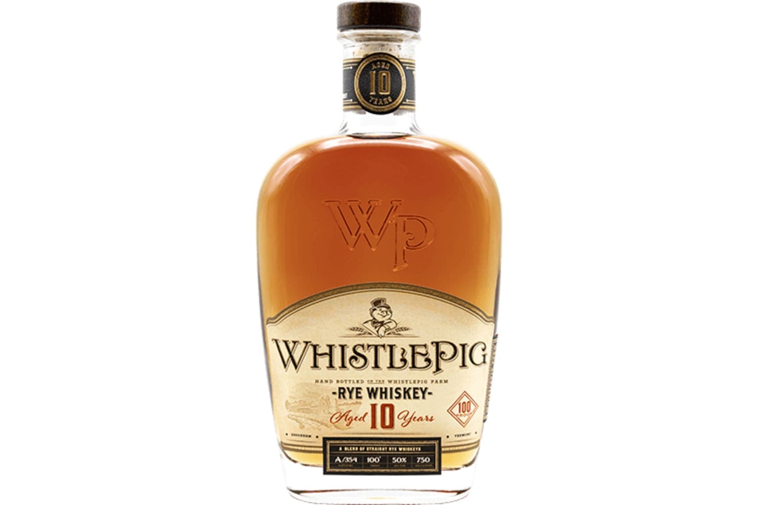 WhistlePig Rye 10 Year Old 375mL Bottle