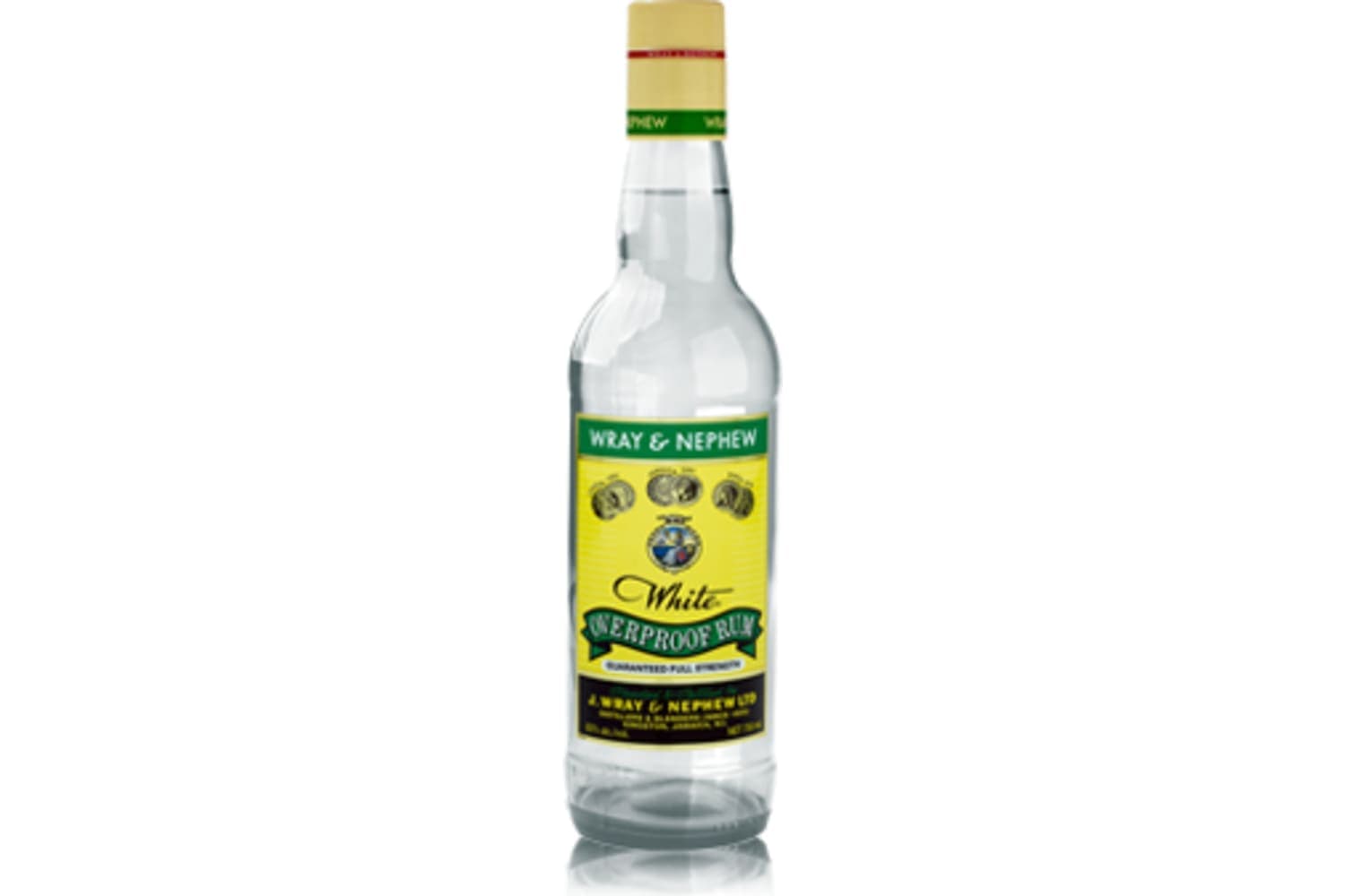 J. Wray & Nephew Overproof White Rum 200mL Bottle