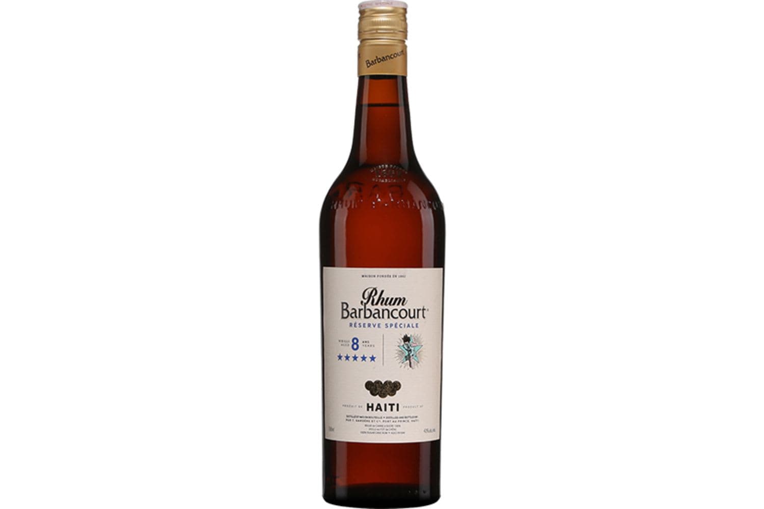 Rhum Barbancourt 8 Years Old Reserve Speciale 5 Star Rum 750mL Bottle