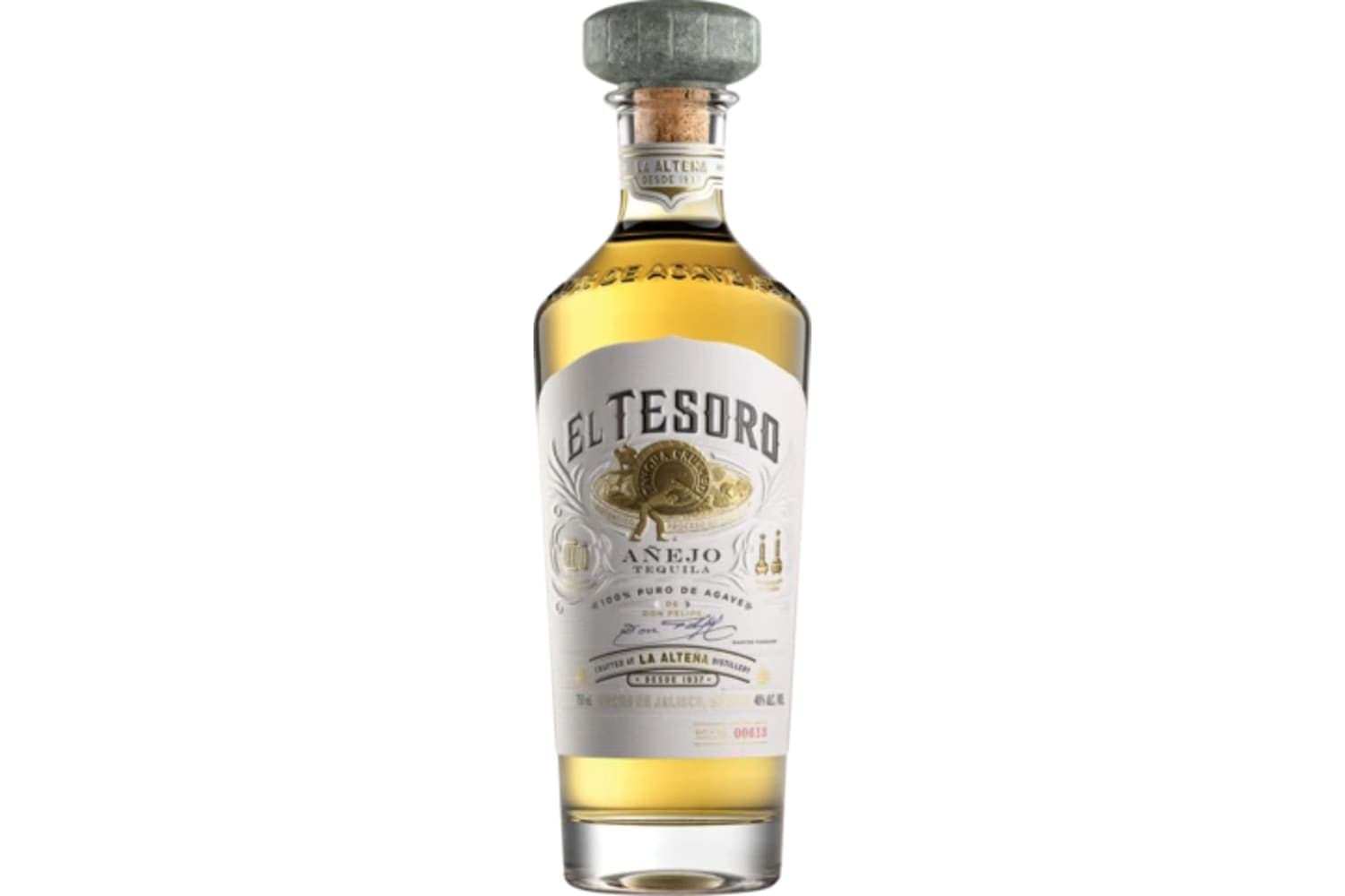 El Tesoro Anejo Tequila 750mL Bottle
