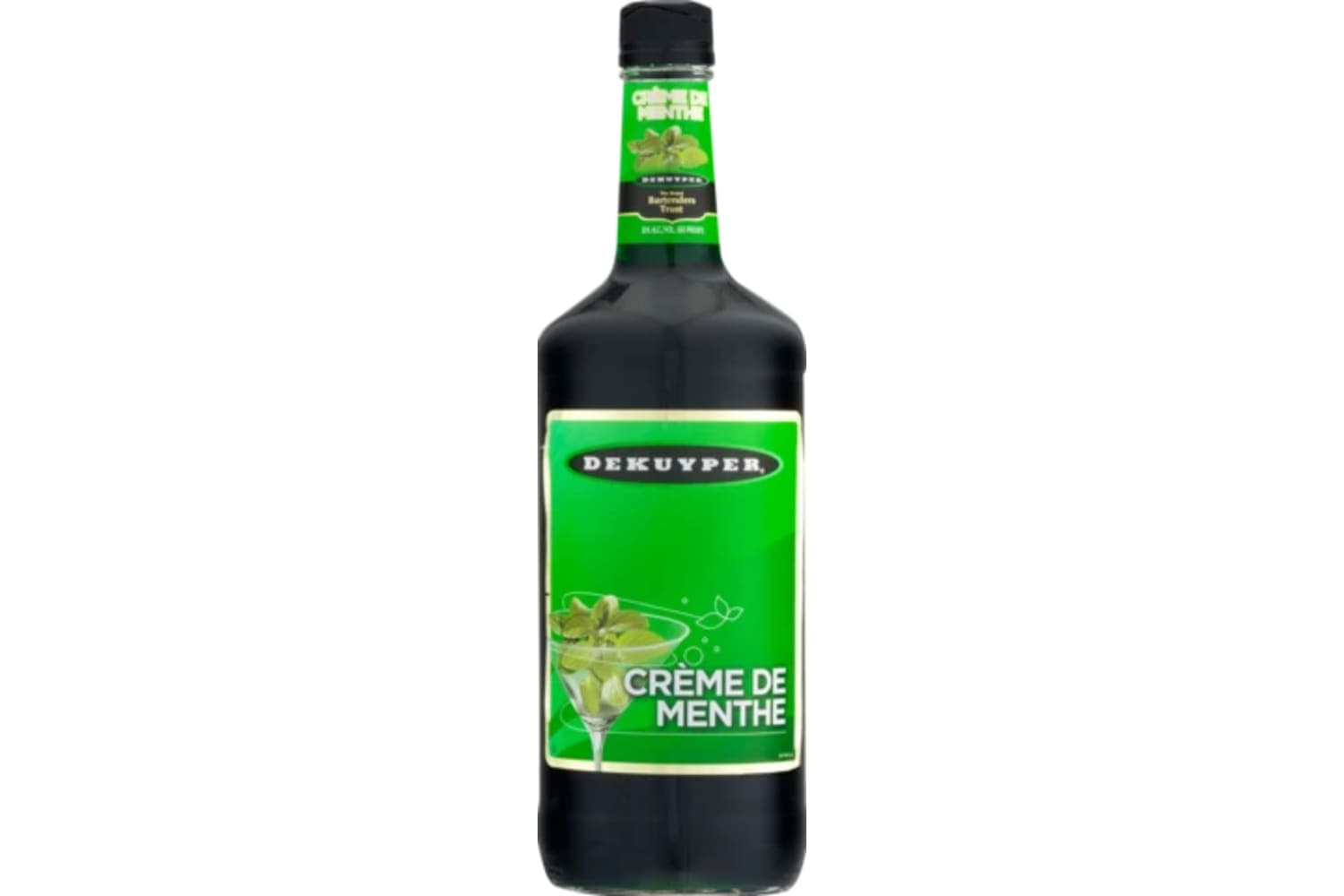 DeKuyper Creme de Menthe Green 1L Bottle