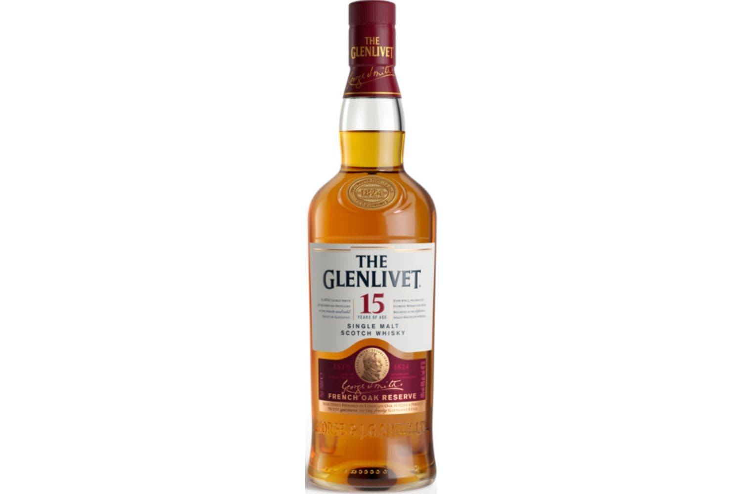 The Glenlivet 15 Year Old 750mL Bottle