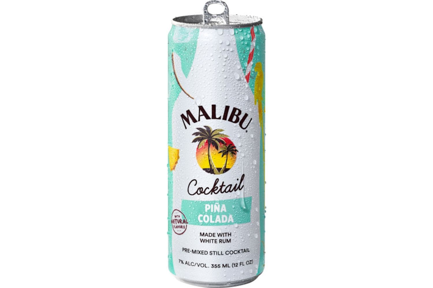 Malibu Pina Colada Cocktail 12oz Can