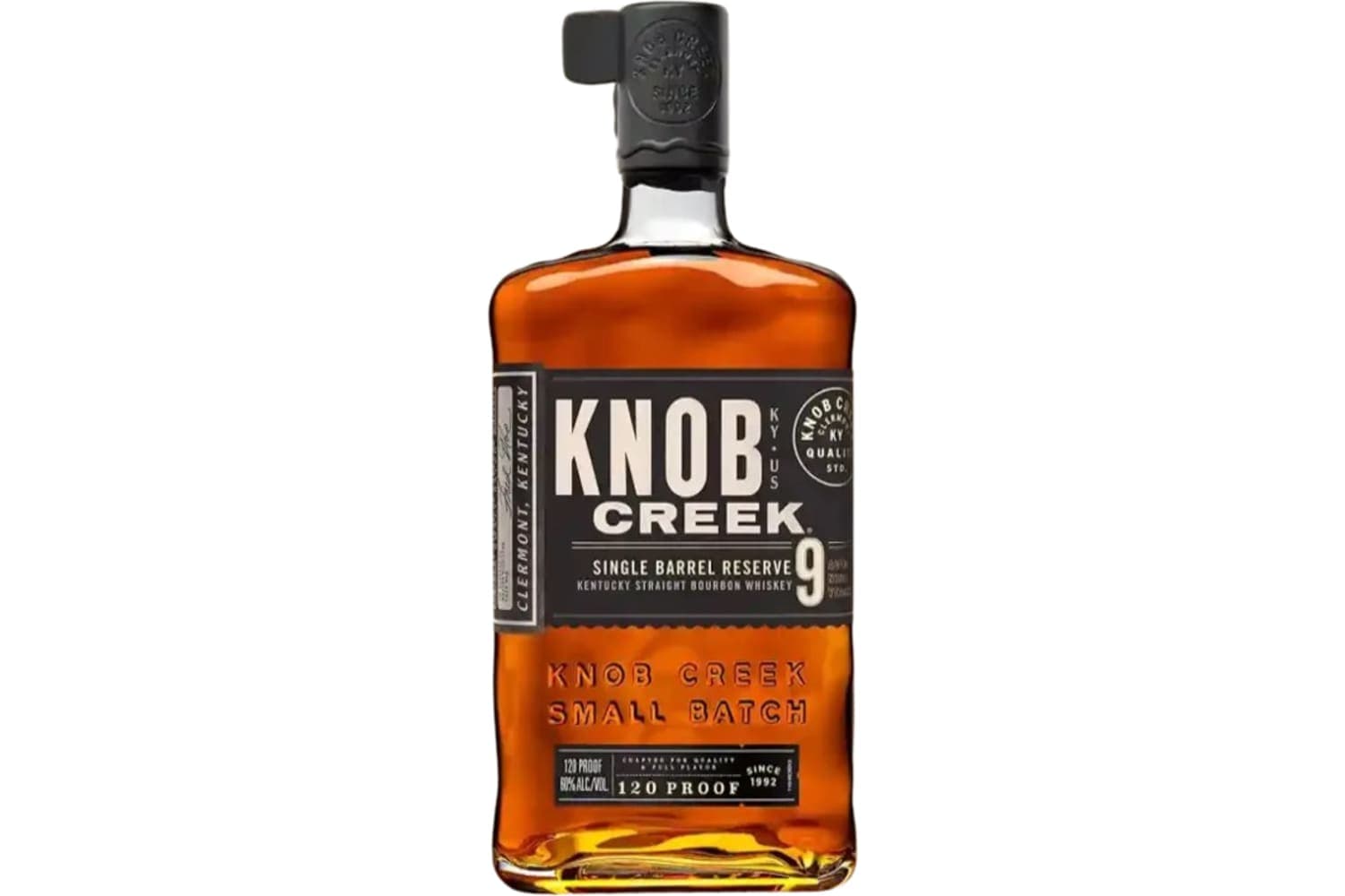 Knob Creek 9 Year Old Single Barrel Reserve Bourbon Whiskey 750mL Bottle