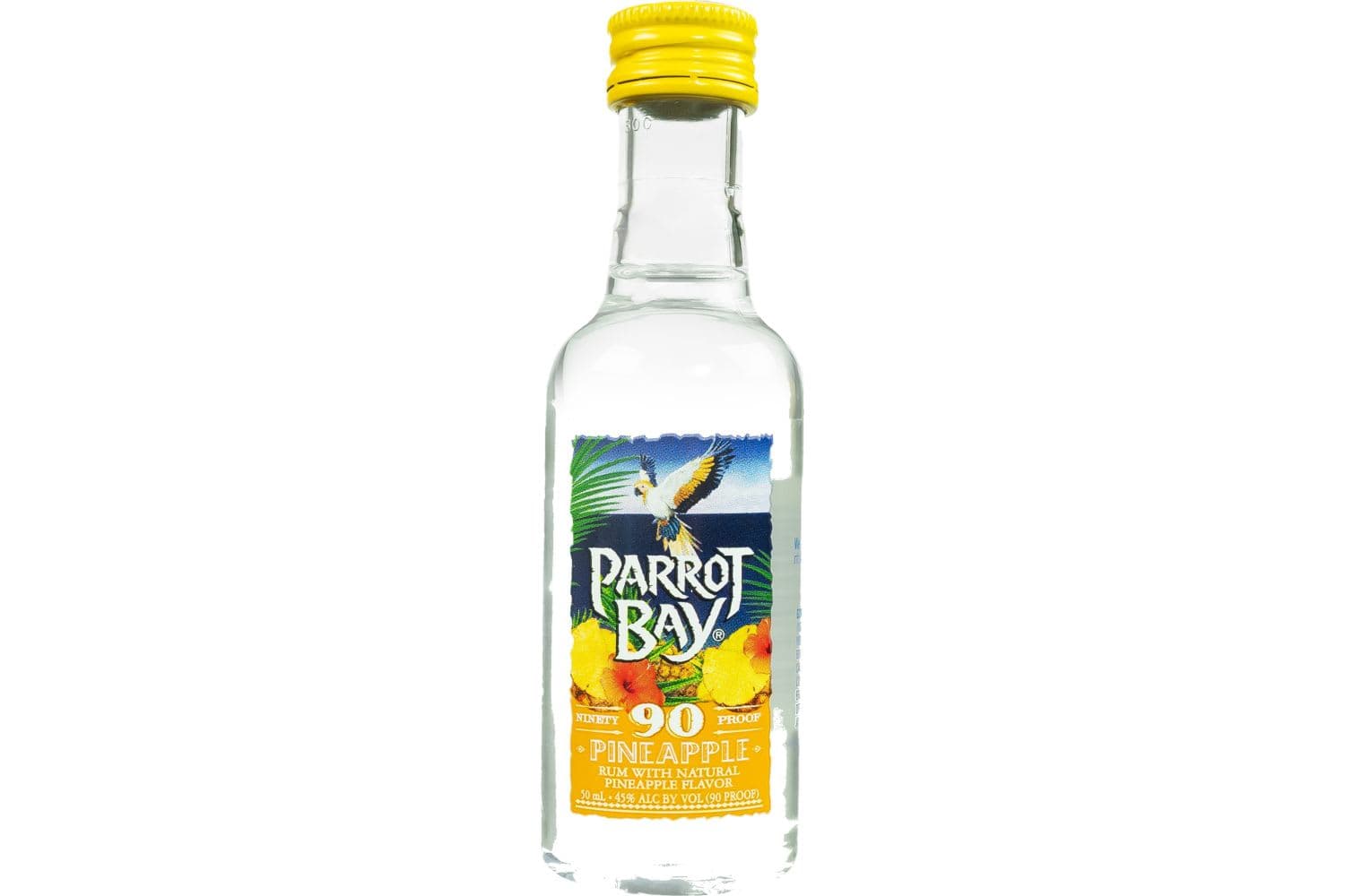 Parrot Bay Pineapple Rum 90 Proof 50mL Plastic Bottle