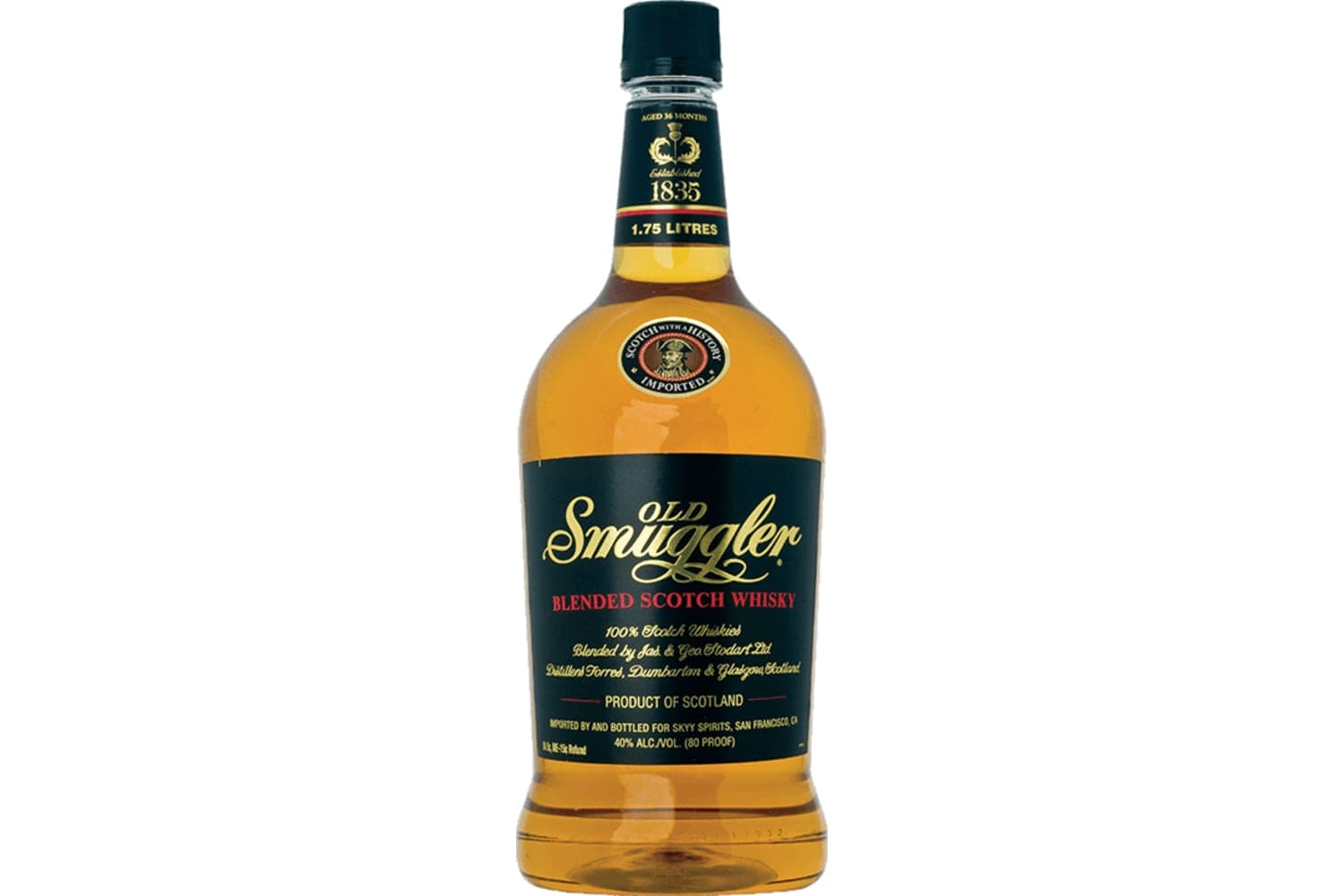 Old Smuggler Blended Scotch Whiskey 1.75L Bottle