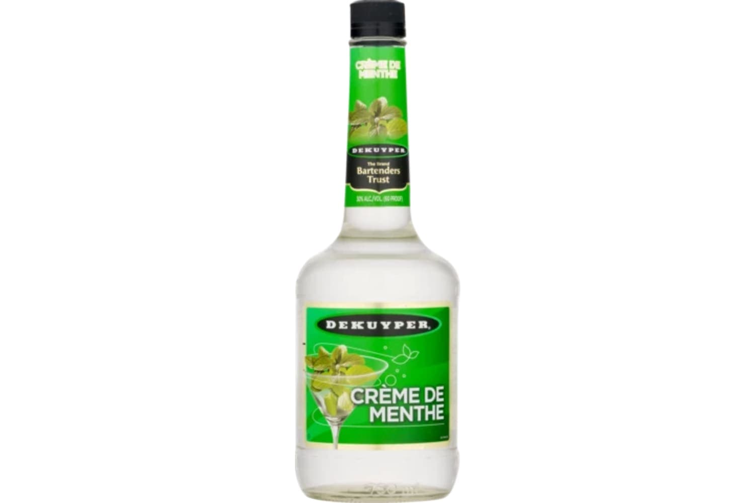 DeKuyper Creme de Menthe White 750mL Bottle