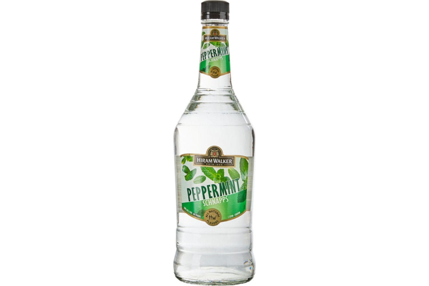 Hiram Walker Peppermint Schnapps 1.75L Bottle