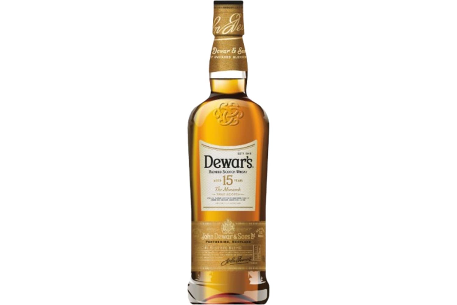 Dewar's 15 Year Old The Monarch Special Reserve Blended Scotch Whisky 750mL Bottle