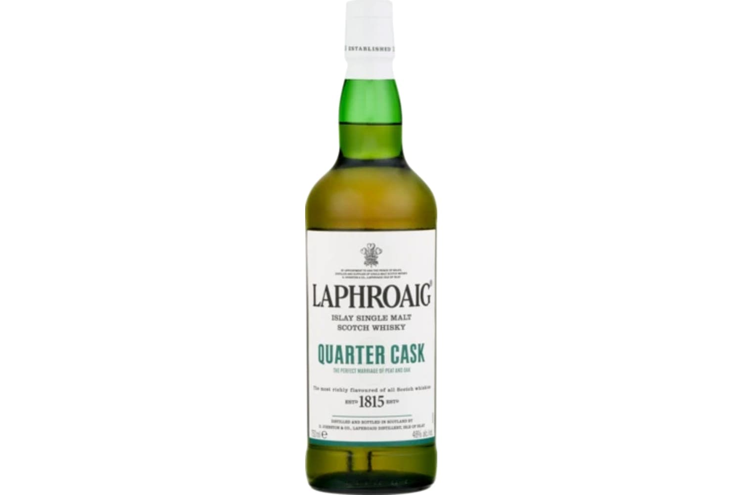Laphroaig Quarter Cask Single Malt Scotch Whisky 750mL Bottle