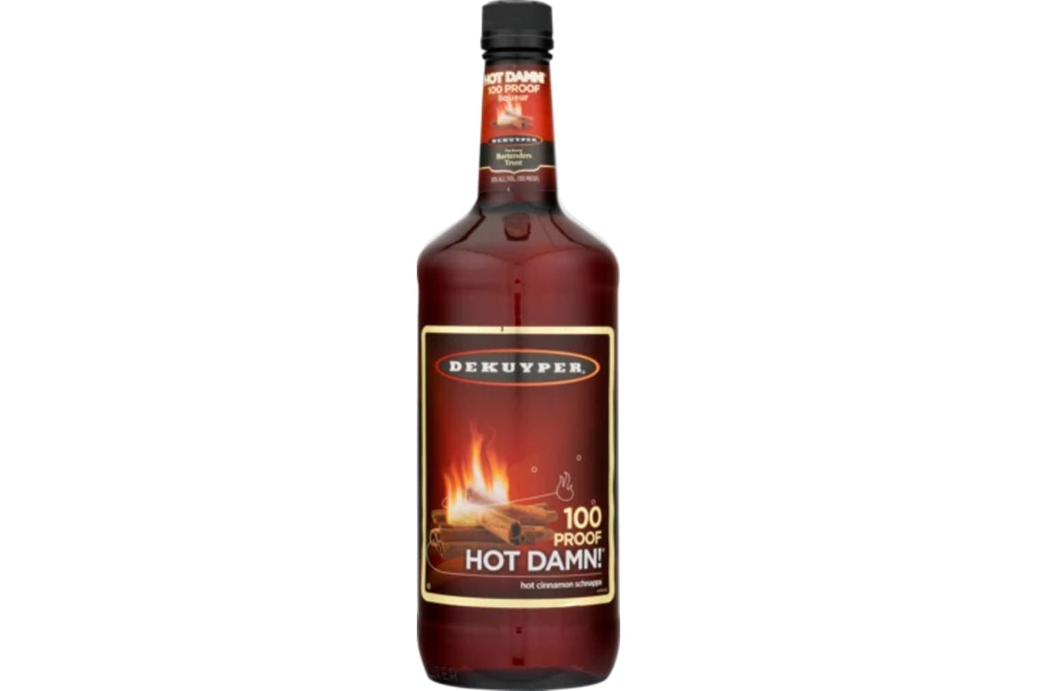 DeKuyper Hot Damn! Schnapps 100 Proof 750mL Bottle