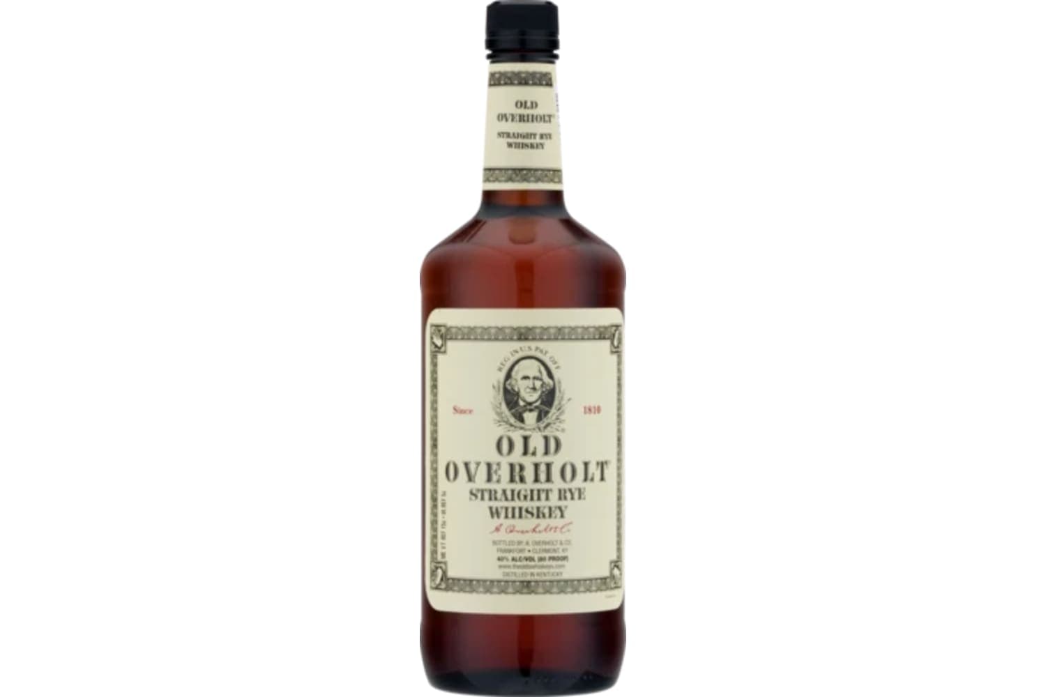 Old Overholt 80 Proof Rye Whiskey 1L Bottle
