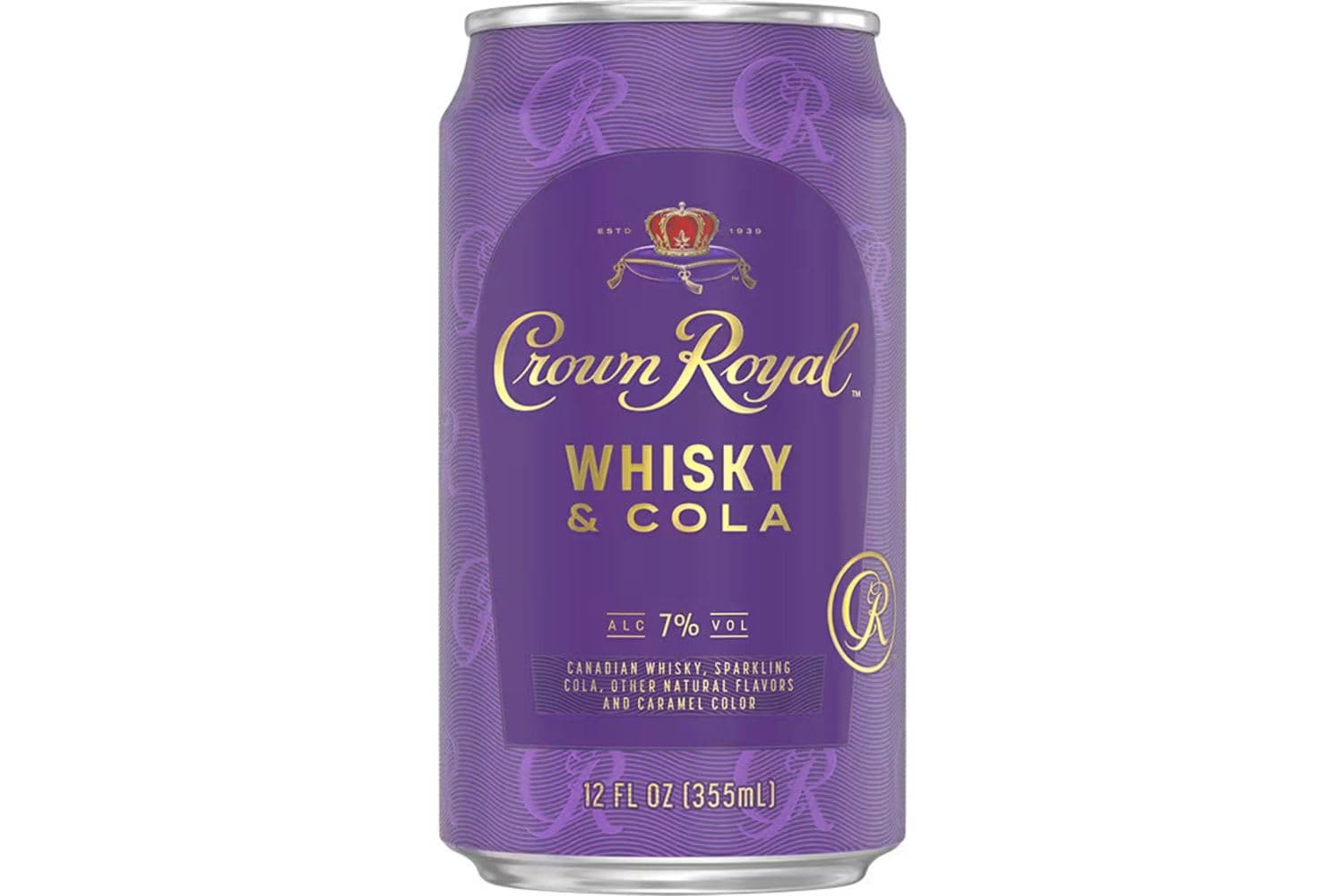 Crown Royal Whisky and Cola Cocktail 12oz Can