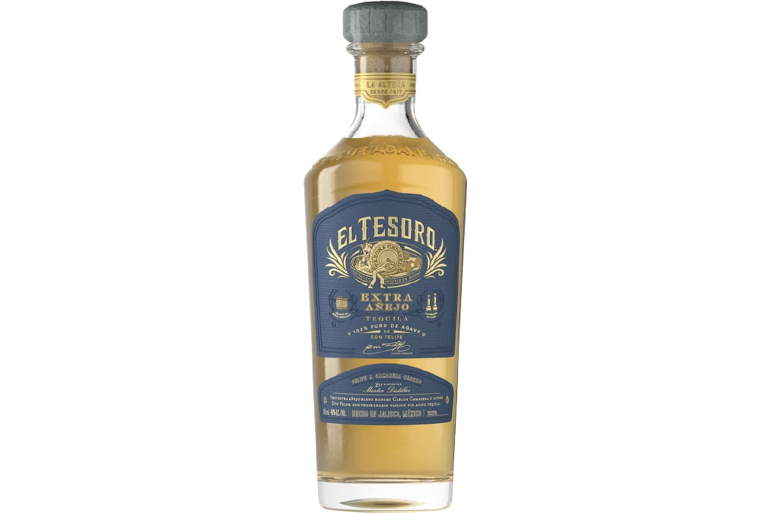 El Tesoro Extra Anejo Tequila 750mL Bottle