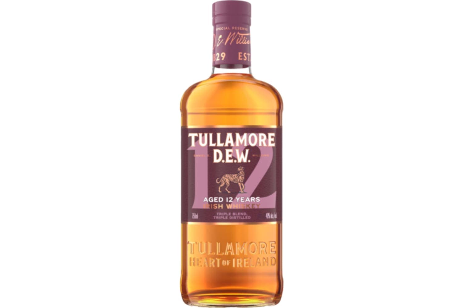 Tullamore D.E.W. 12 Year Old Special Reserve Irish Whiskey 750mL Bottle