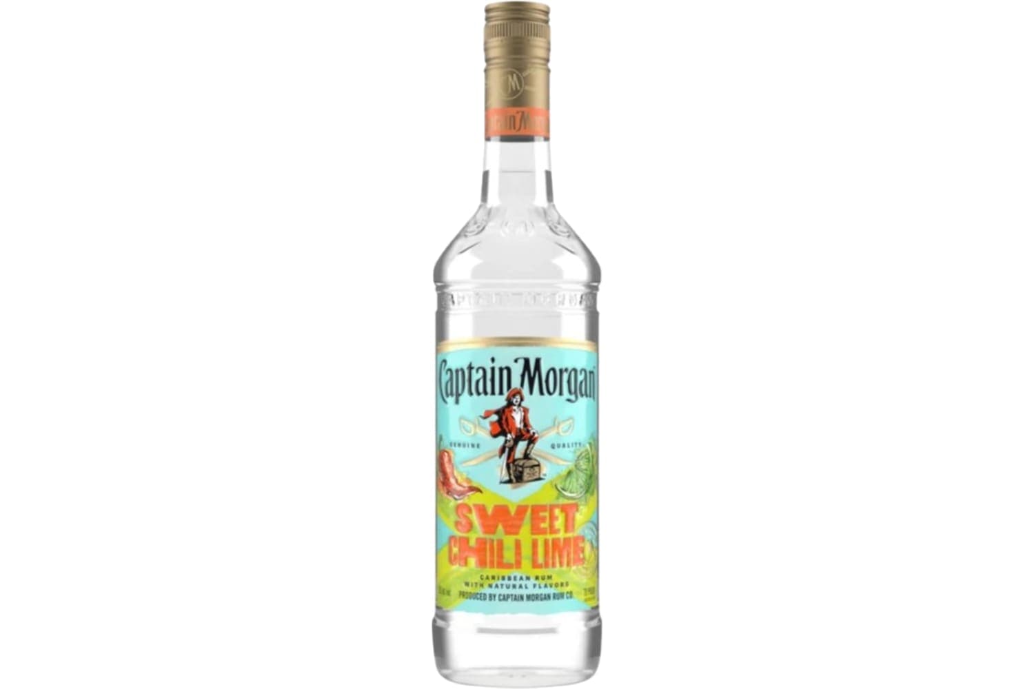 Captain Morgan Sweet Chili Lime Caribbean Rum 50mL Bottle