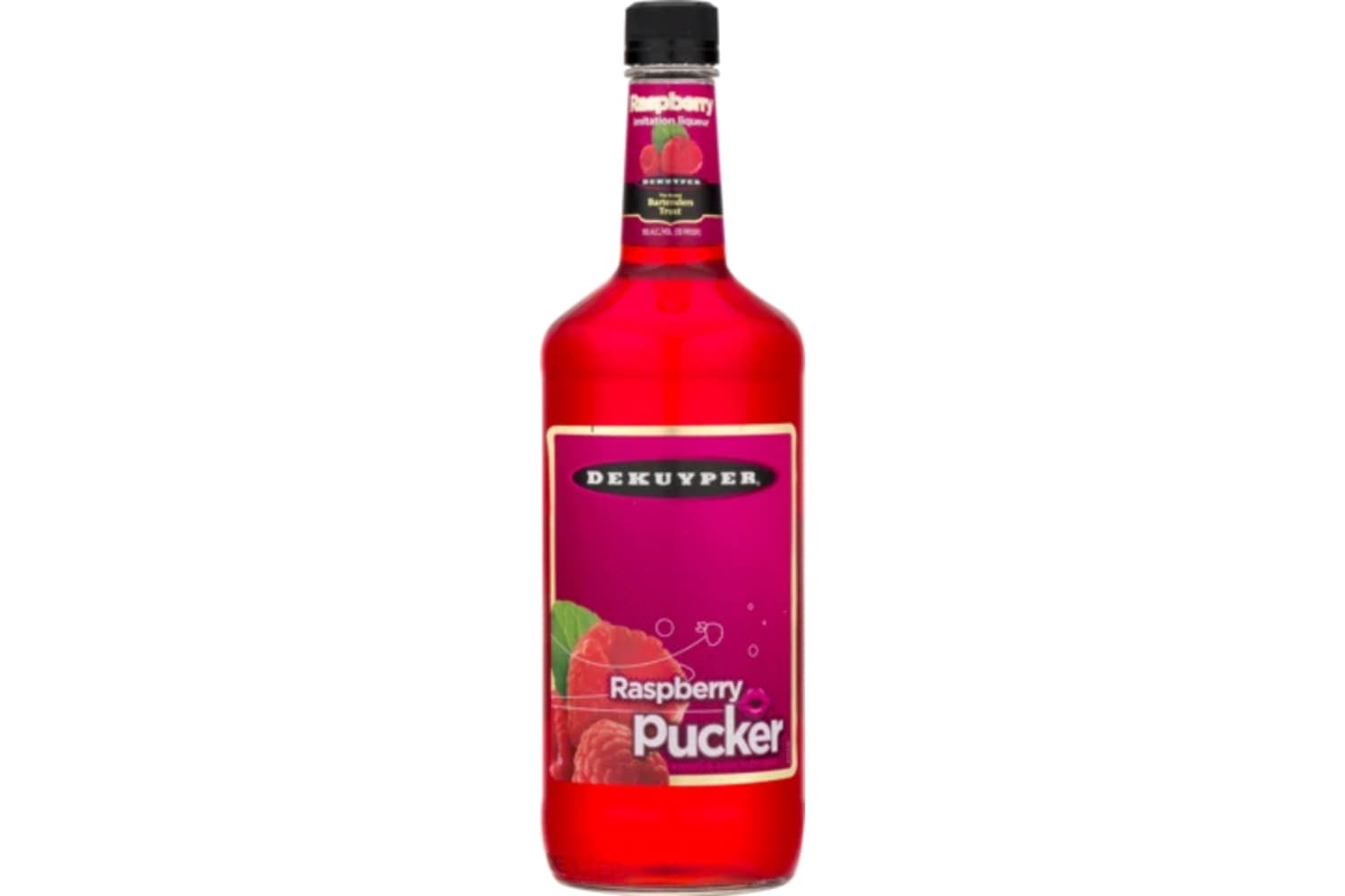 DeKuyper Pucker Raspberry Schnapps 750mL Bottle