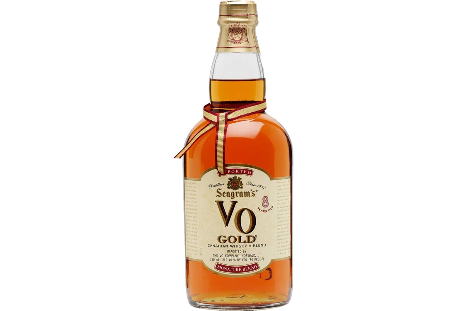 Seagram's VO Gold Canadian Blended Whisky 1.75L Bottle