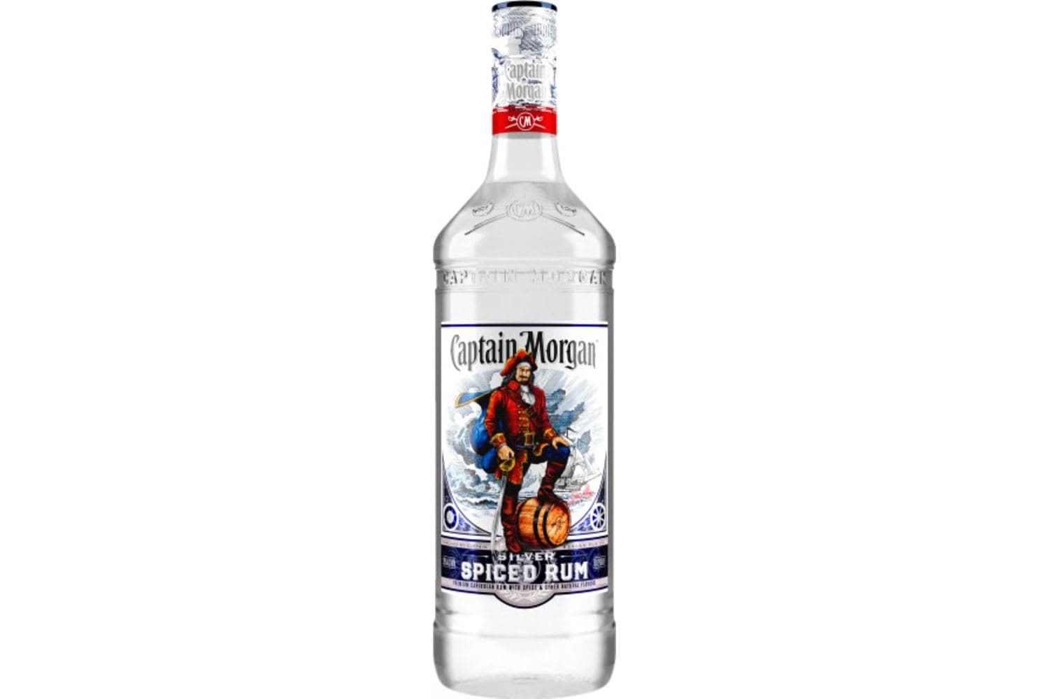 Captain Morgan Silver Spiced Rum 750mL Bottle