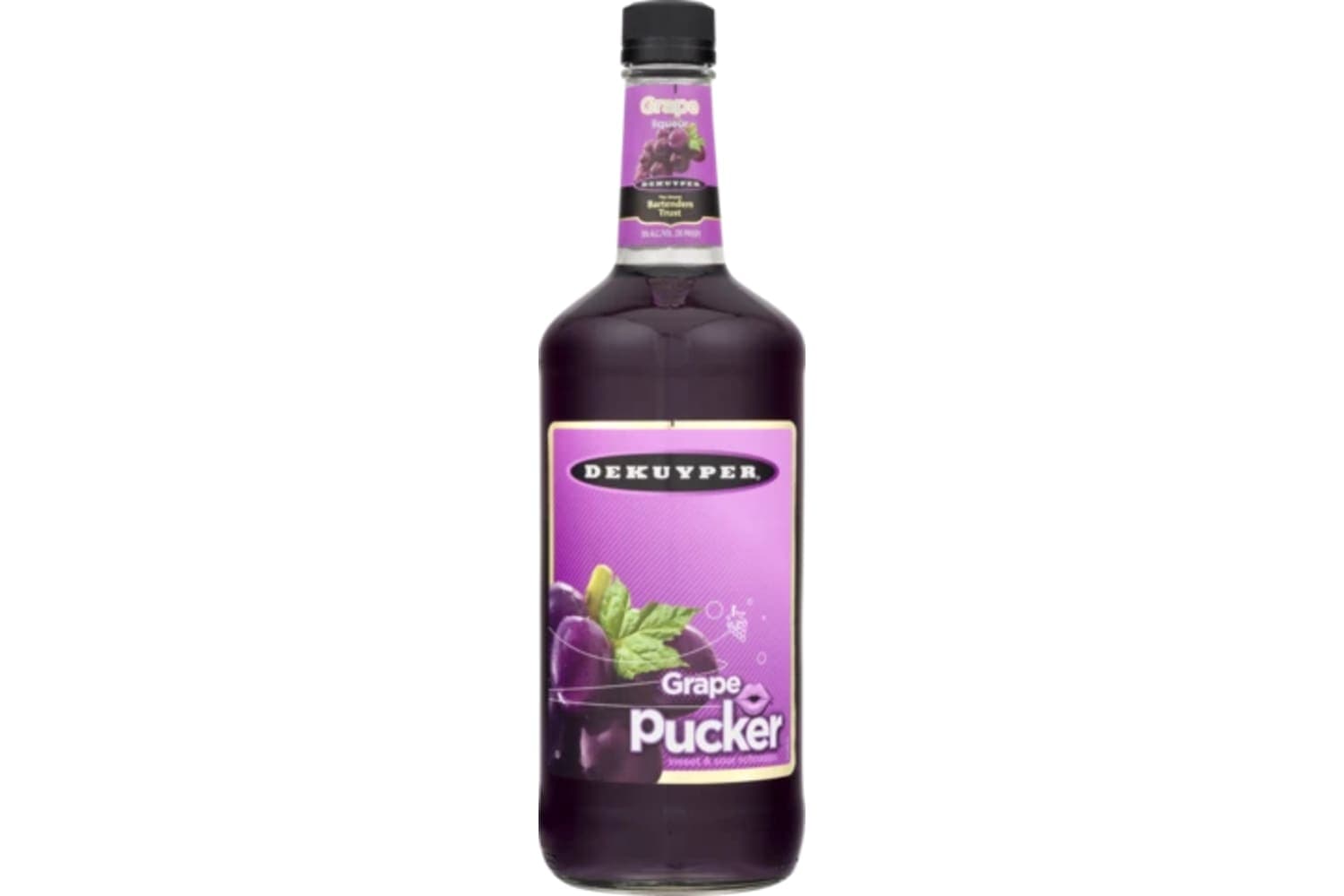 DeKuyper Pucker Grape Schnapps 750mL Bottle