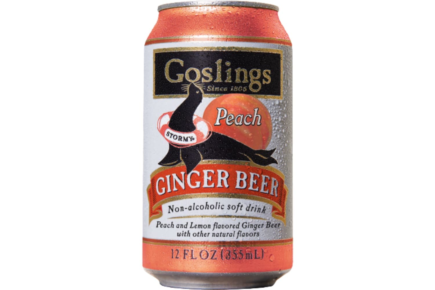 Goslings Stormy Peach Ginger Beer 12oz Bottle