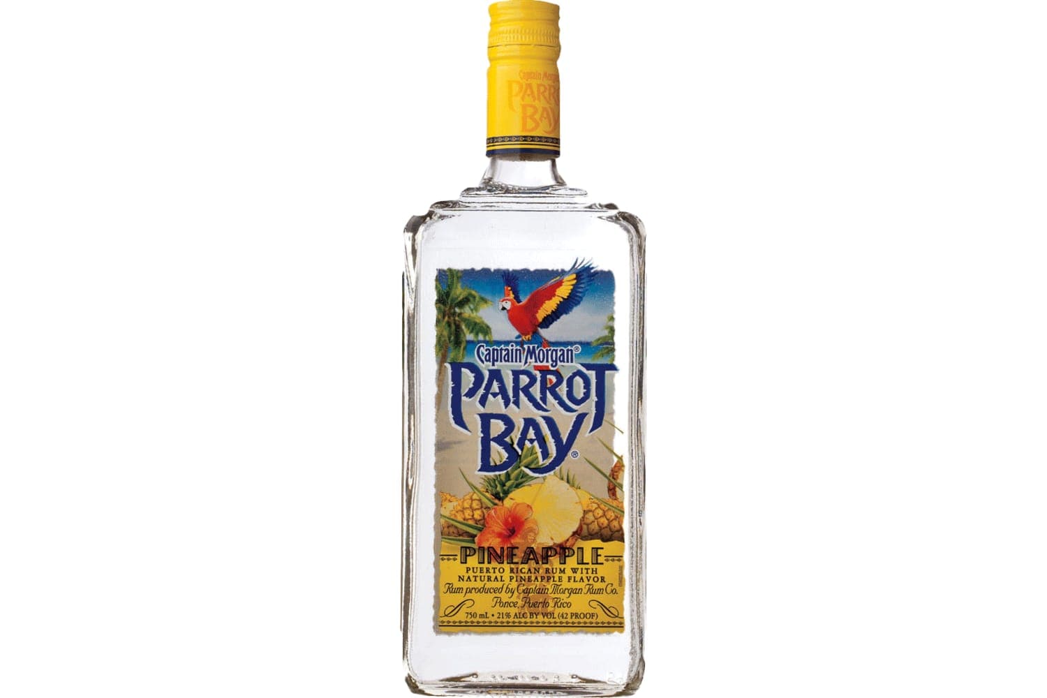 Parrot Bay Pineapple Rum 42 Proof 750mL Plastic Bottle