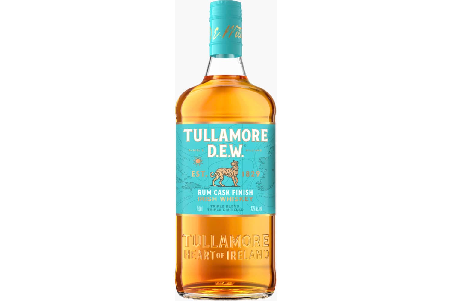 Tullamore D.E.W. XO Caribbean Rum Cask Irish Whiskey 750mL Bottle
