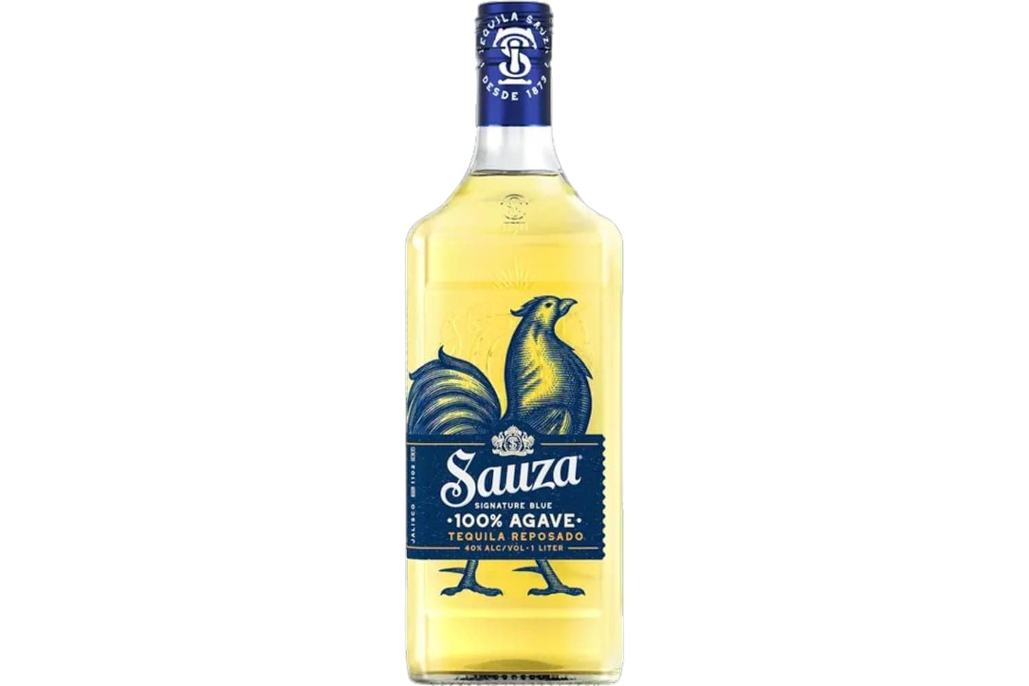 Sauza Signature Blue Reposado Tequila 1L Bottle