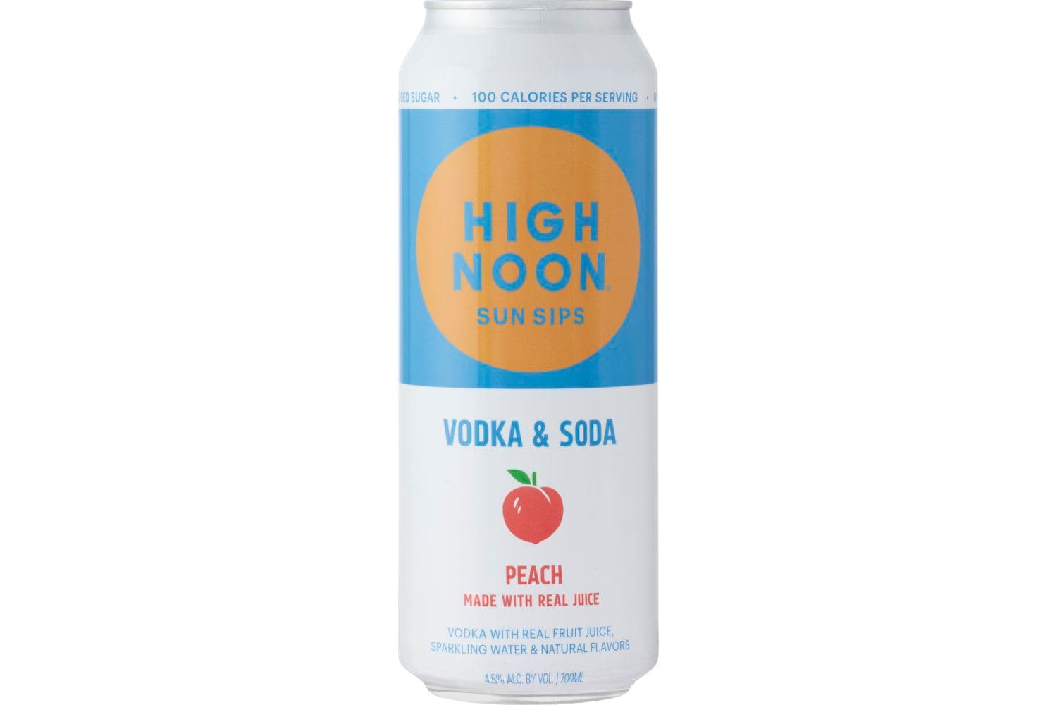 High Noon Sun Sips Peach Vodka & Soda 12oz Can