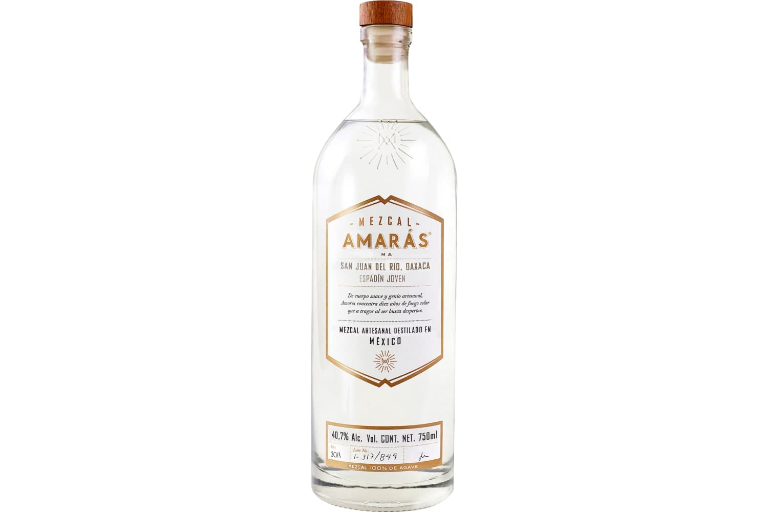 Amaras Mezcal Joven Espadin 750mL Bottle