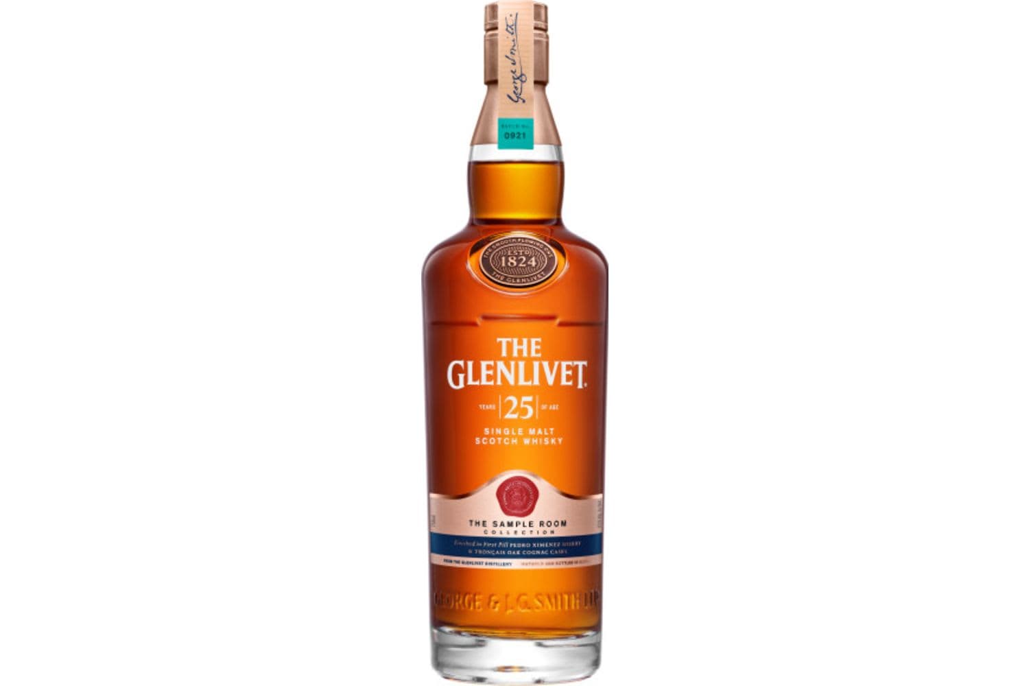 The Glenlivet 25 Year Old 750mL Bottle