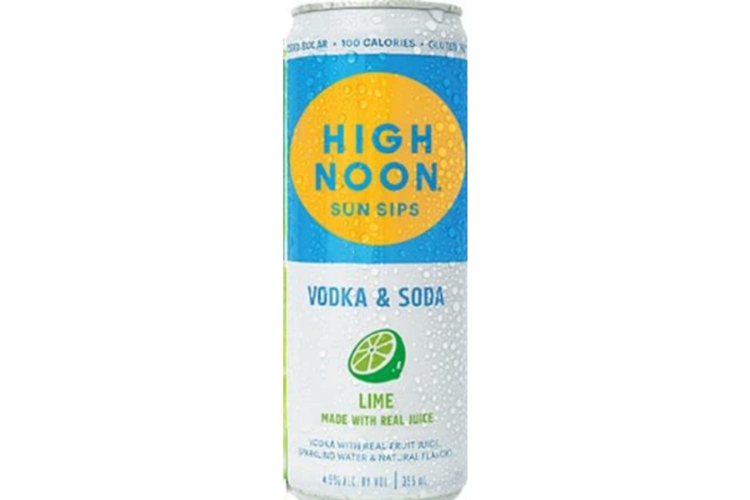 High Noon Sun Sips Lime Vodka & Soda 12oz Can