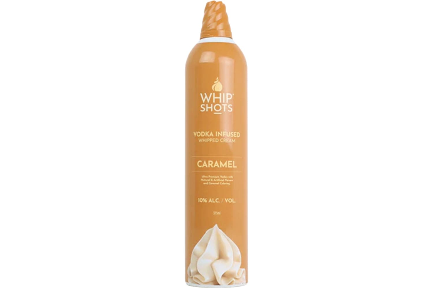 Whipshots Caramel Vodka Infused Whipped Cream 50mL Can
