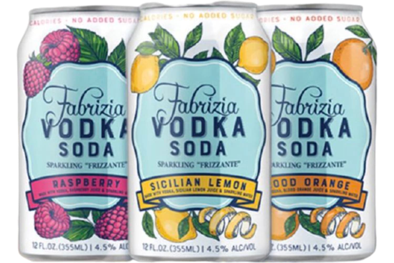 Fabrizia Variety Vodka Soda 12oz Can