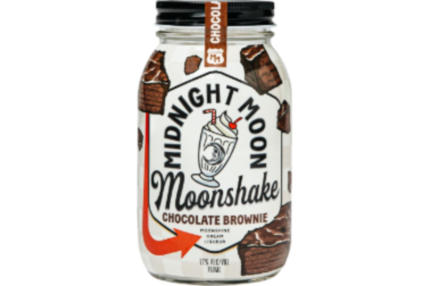 Midnight Moon Chocolate Brownie Moonshake Cream Liqueur 750mL Bottle