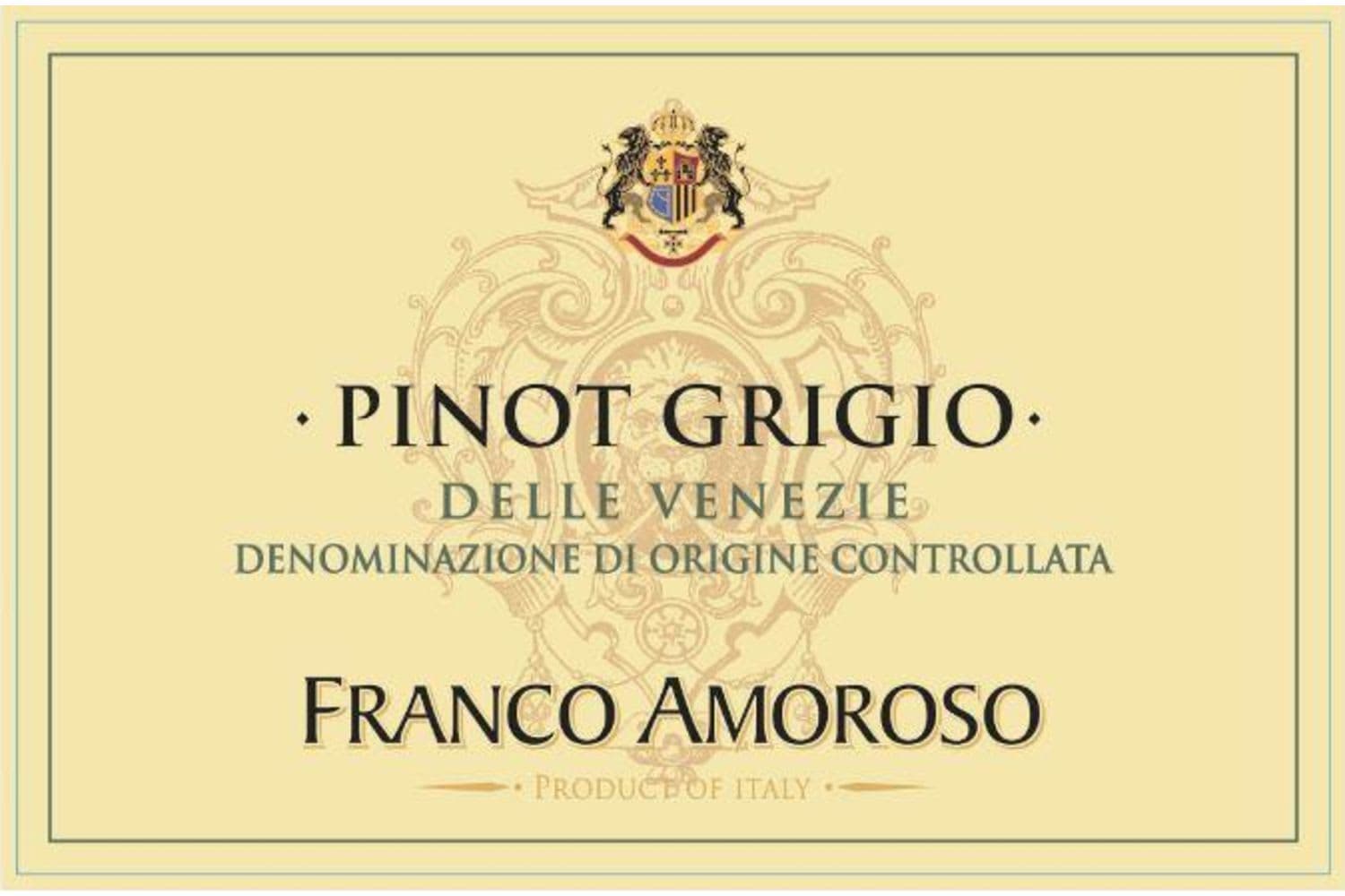 Franco Amoroso Pinot Grigio delle Venezie IGT 750mL Bottle