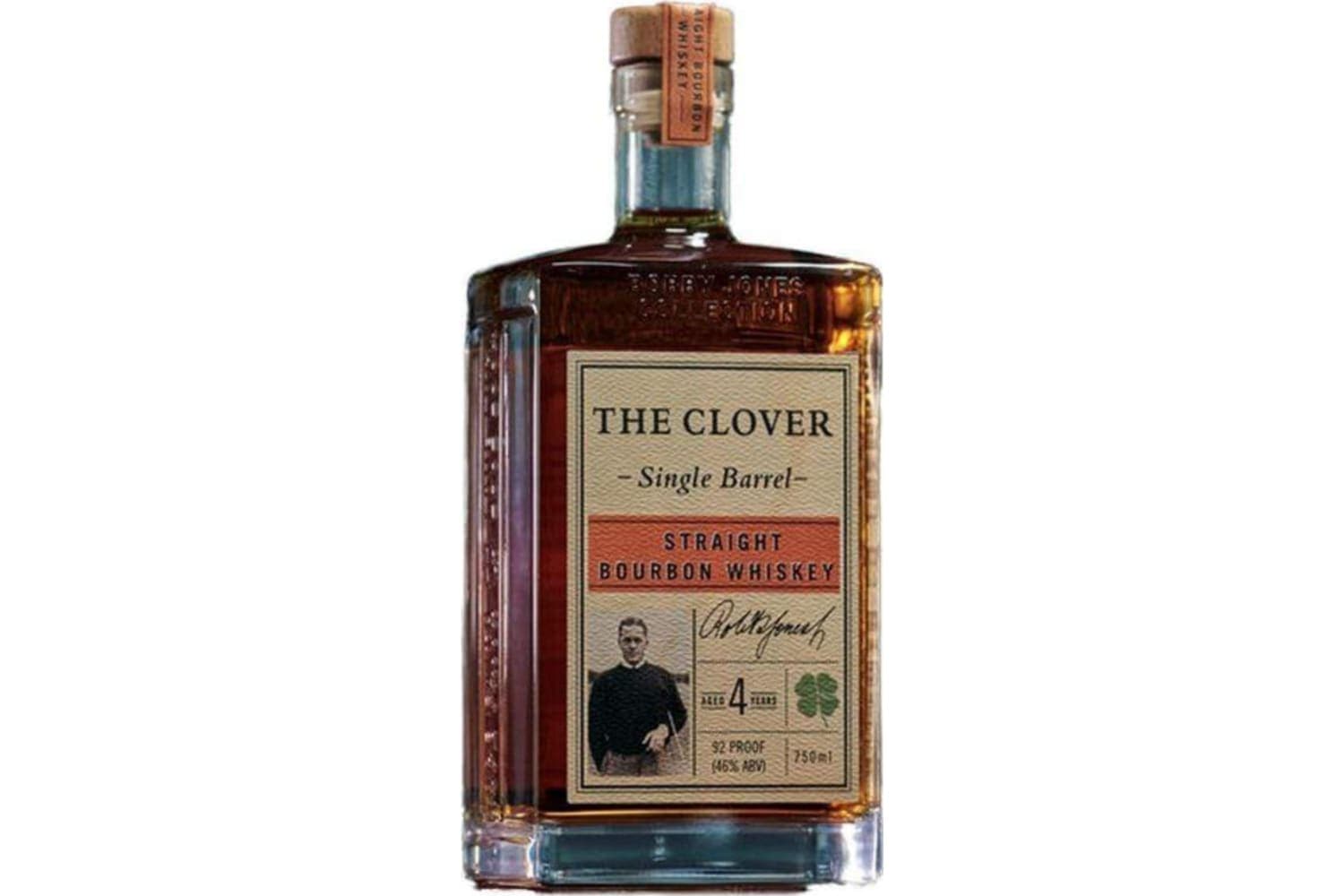 The Clover Whiskey 4 Years Old Single Barrel Straight Bourbon Whiskey 750mL Bottle