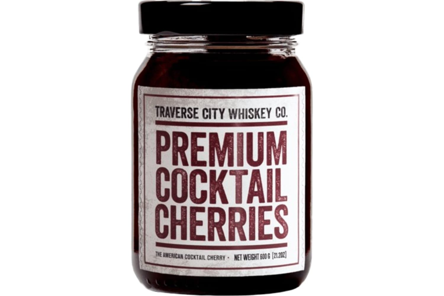 Traverse City Whiskey Premium Cocktail Cherries 16oz Bottle