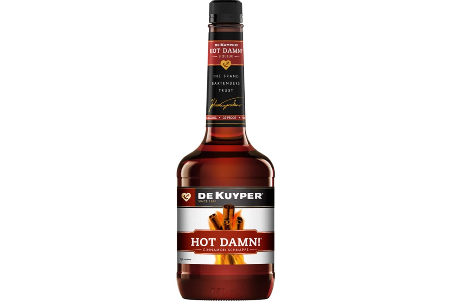 DeKuyper Hot Damn! Schnapps 30 Proof 50mL Bottle