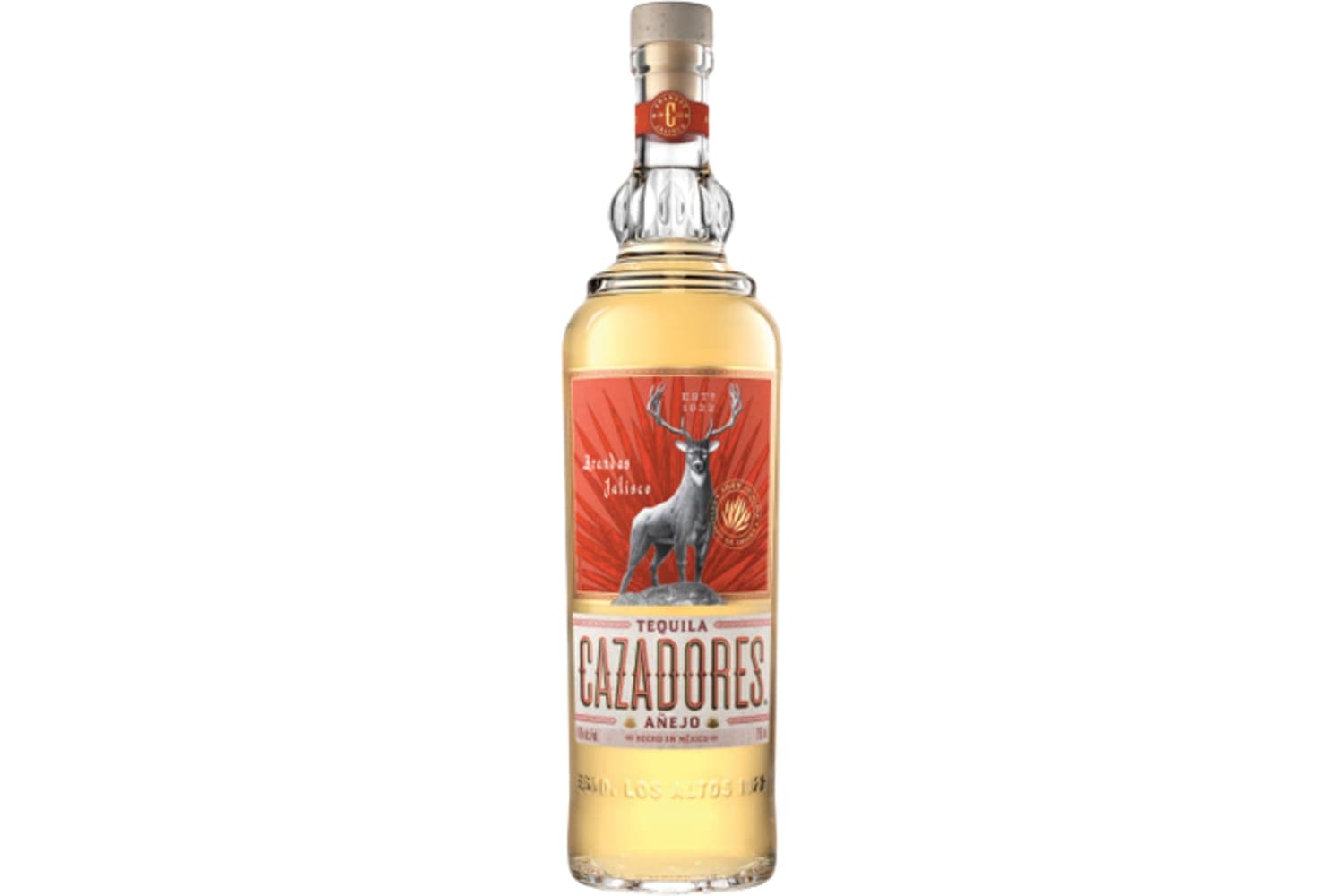 Tequila Cazadores Añejo Tequila 100% De Agave 1L Bottle