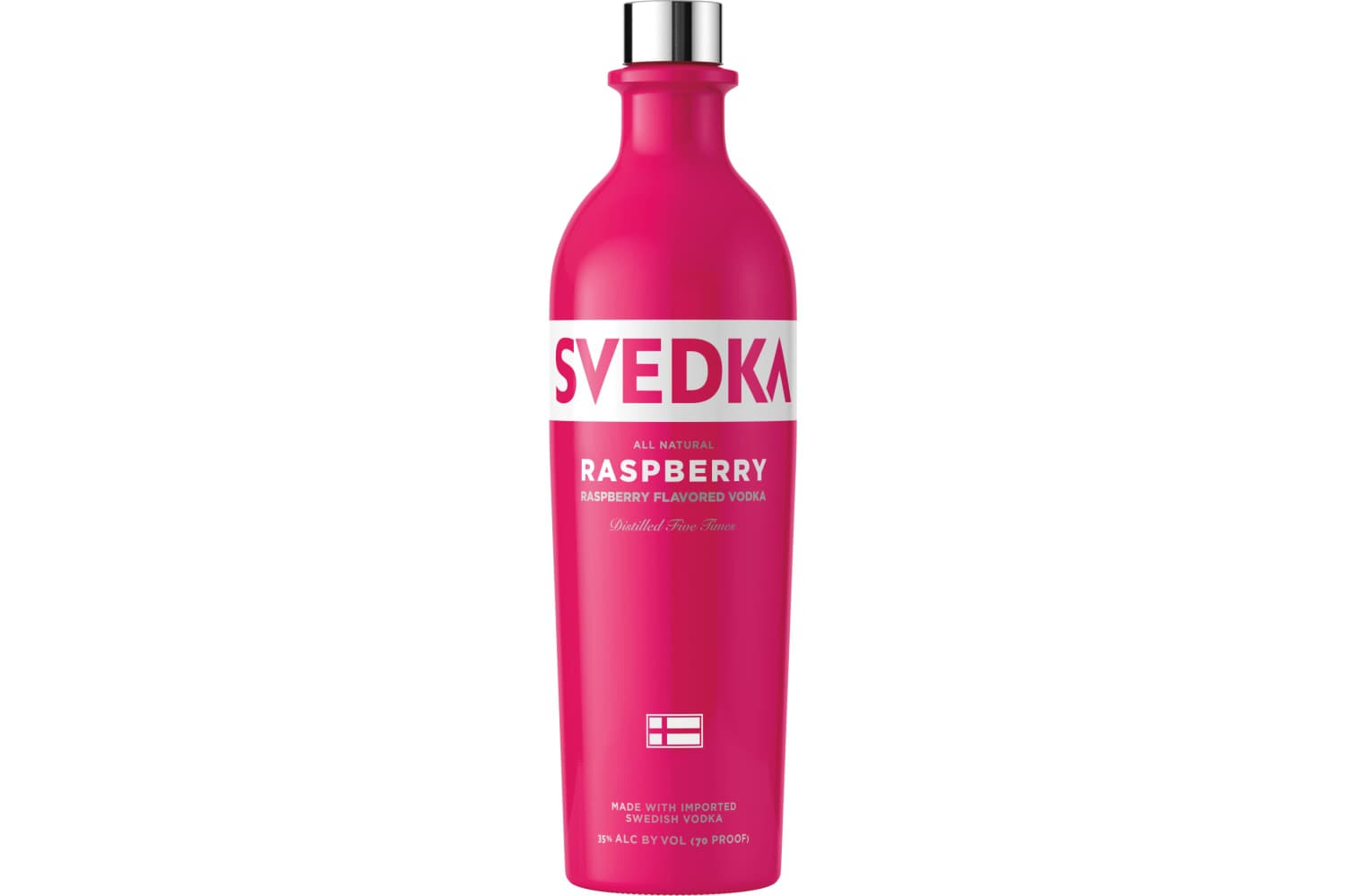 Svedka Spirits Raspberry Flavored Vodka 70 Proof 750mL Bottle