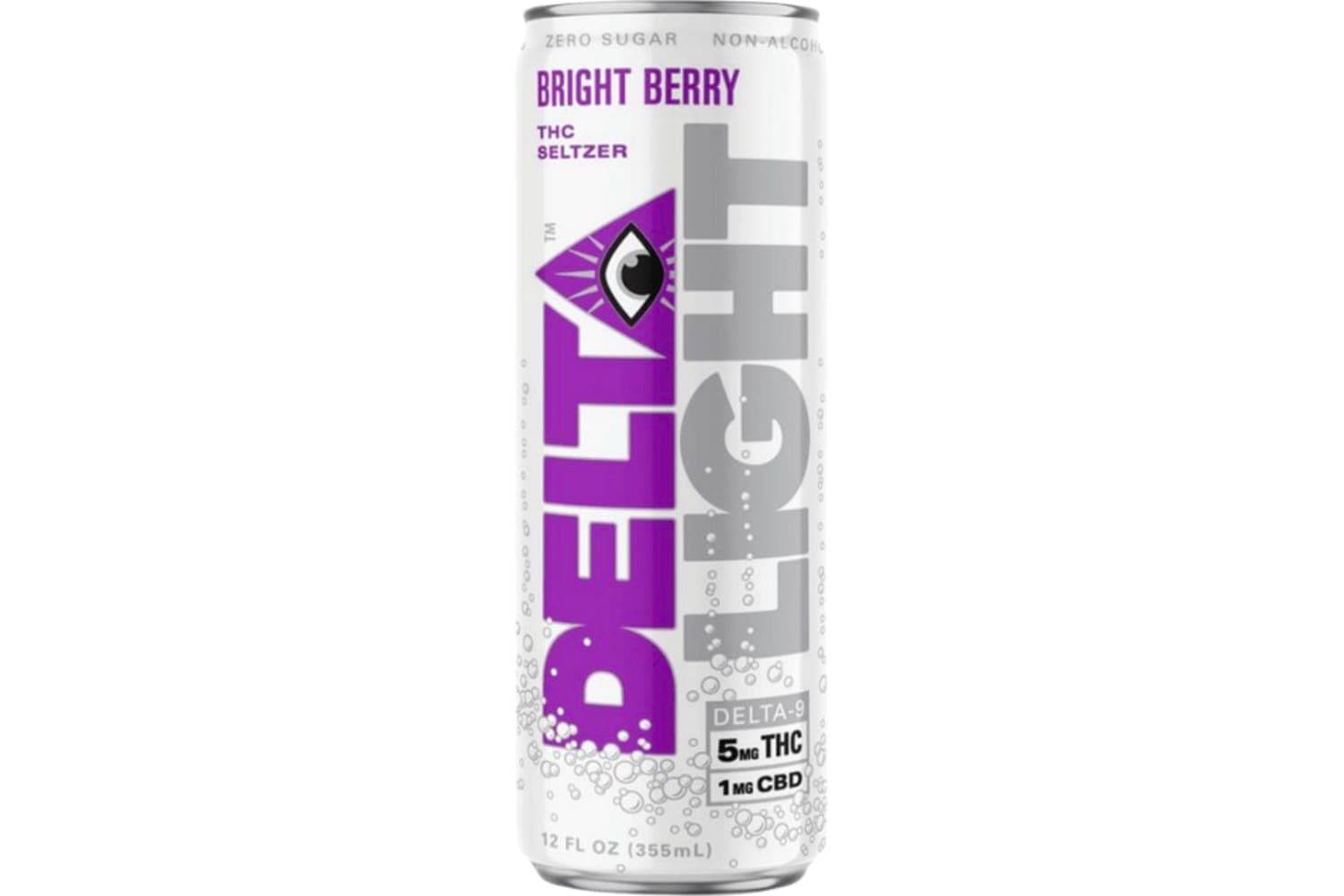 Delta Light Bright Berry Seltzer 3mg THC 12oz Bottle