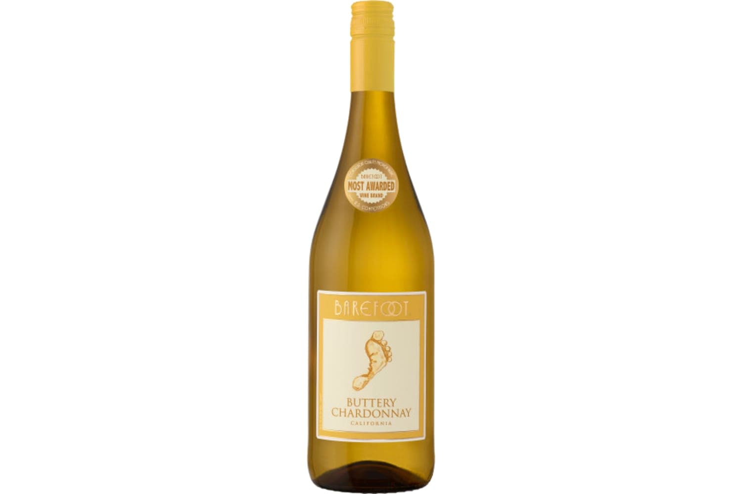 Barefoot Buttery Chardonnay 750mL Bottle